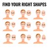 iMethod Eyebrow Stencils Eyebrows Shape Reusable - 27 Eyebrow Stencil Kit, Brow Stencils for Eyebrow Stamp, Eyebrow Shaping Kit, Eyebrow Stencil Kit for Beginners, Reusable & Flexible
