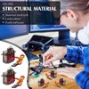 2 Pcs MG90S 9g Micro Servo Motor Metal Gear Micro Servos Replace SG90 for Smart RC Robot Helicopter Airplane Controls Car Boat Plane Vehicle Models