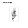 INKARTLINK Semi Permanent Tattoos, 3 Sheets of Small Temporary Tattoos, Adult Art Designs, Party Favors, Waterproof, Realistic, No Adhesive, No Reflective, Lasts 1-2 Weeks (Flower Black Cat)