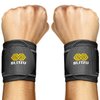 BLITZU 2 Pack Wrist Compression Strap and Wrist Brace. Sport Wrist Wraps Support for Women Men. Great For Work Out, Weightlifting, Tendonitis, Carpal Tunnel Arthritis, Pain Relief, Adjustable.