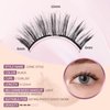 Soft Magnetic Eyelashes, Magnetic Eyelashes Without Eyeliner, Natural Look Reusable Dual Magnetic Lashes with Applicator, No Glue & No Makeup Remover Needed, Style 01