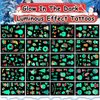 220 Styles Christmas Tattoos for Kids Temporary Glow in the Dark Tattoos Luminous Fake Temp Stickers Christmas Stocking Stuffers Gifts Party Decorations Favors Supplies Birthday Party 20 Sheets