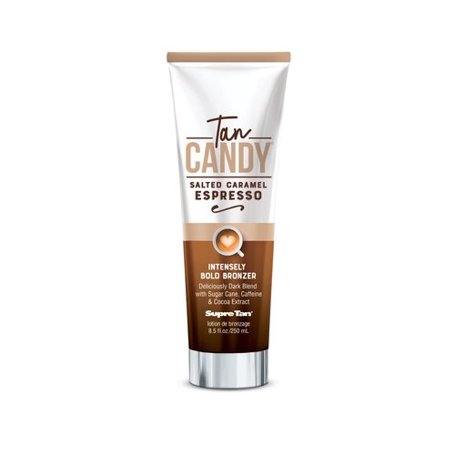Supre Tan Candy Salted Caramel Espresso Intensely Bold Bronzer Dark Blend 8.5oz