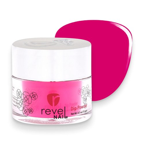 Revel Nail Dip Powder - Pink Powder Dip Nail Polish, Chip Resistant Dip Nail Powder with Vitamin ...