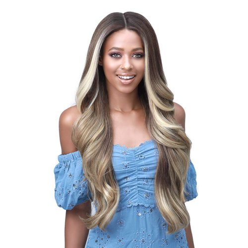 Bobbiboss 5 Deep Lace Free Position Part Wig - MLF343 Kasmira, Natural Baby Hair with Ear to Ear Lace Front, First Class Hair and HD Lace Wig (1)
