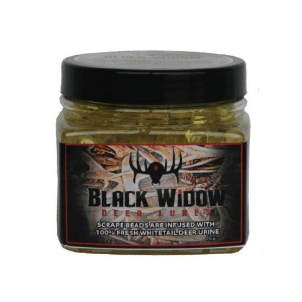 Black Widow Deer Lure Scrape Master Scent Beads 6 Oz Model: S0441