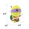 Buckle-Down Nickelodeon Dog Toy, Teenage Mutant Ninja Turtles Donatello Staff Purple Pet Toy, Plush