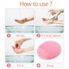 10PCS Silicone Facial Cleansing Brush,Super Soft Face Scrub Clean Brush, Acne Blackheads Removing Handheld Face Scrubber,for Sensitive, Delicate, Dry Skin