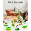 Kimiangel Party Favors for Kids, 12 Pack Mini Animals Building Blocks Sets for Goodie Bags, Prize Box Toys for Kids, Fillers, Prizes, Christmas Birthday Gifts STEM Educational Brick Kits(1222 Pcs)
