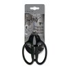 Tim Holtz Small Titanium Scissors - 7 Inch Mini Snips with Micro Serrated Blade - Non Stick Craft Tool for Cutting Paper, Fabric, and Sewing - Black Comfort Grip Handles