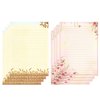 IMagicoo 50 Cute Design Writing Stationery Lined Paper Letter Set, 2 Different Style (Style-1)