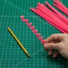 West Coast Paracord Chenille Stems – Fun Pipe Cleaners for DIY Crafts, Art, Decorations – 12 inches by 6 millimeters - Pack of 25 (Hot Pink)