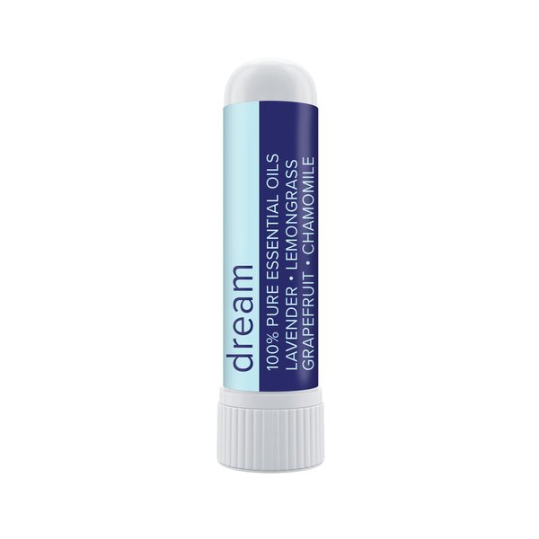 MOXĒ Dream Nasal Inhaler, Essential Oil Blend, Calming, Relaxing, Soothing Fragrance, Lavender, Chamomile, Lemongrass, Grapefruit, Made in USA (1 Pack)