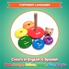 KIDS KORNER Baby Toys Wooden Stacking Rings - Bilingual Educational Toys for 2 Year Old | Learn Rainbow Colors in English & Spanish with Toddler Games Learning Activities Ebook