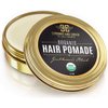 CRIUS COSMETICS Hair Pomade for Men - Certified Organic Pomade with Vegan Ingredients (Chronos And Creed), Natural Hair Balm for Strong Hold & Scalp Care (2 Fl Oz)