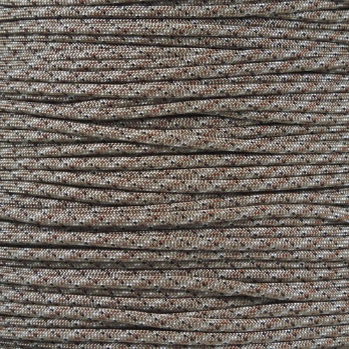Paracord Planet 550 Paracord – Camo Colors – Ideal for Fishing Lines, Snares, Bracelets, Emergency and Survival Situations (250 Feet, Desert Digital Camo)