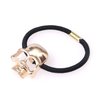 URTERYSER Skull Hair Tie Goth Hair Tie Skull Scrunchies Punk Hair Scrunchies Halloween Ponytail Holder Skull Elastic Bands Skull Scrunc, bronze