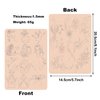 TgoBeauty 1pc Double Side Printing Tiny Tattoo Practice Skin Pink Silicone Soft Mini Tattoo Practice Pad for Tatoo Artist Beginners (Pink Pad+Light Gray lines-1pc)