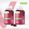 Beet Root Gummies with Magnesium & Vitamin C- Energy & Nitric Oxide Booster, Dietary Supplement & Immune Health - Berry Beet Flavor [60 Count 2 Pack]
