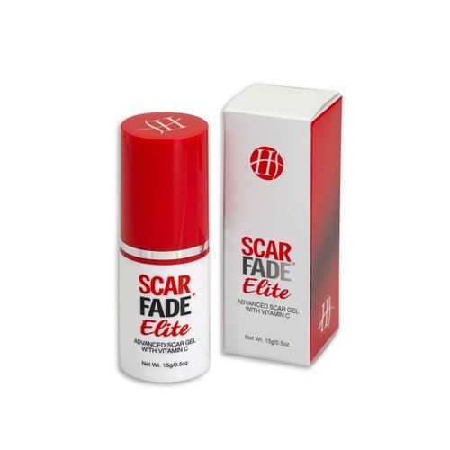 ScarFade Elite Advanced Scar Treatment, Scar Removal, Scar Therapy, Scar Prevention, Anti Scar Gel with Silicone & Vitamin C -15g
