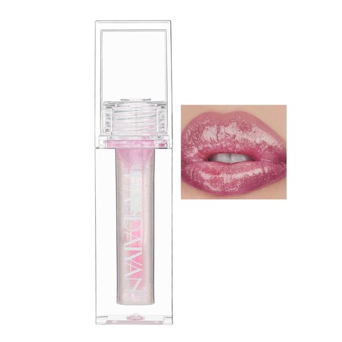 AKARY PH Shimmering Color Changing Lip Oil, Nourishing Tinted Lip Glow Oil For A High-shine Finish, Moisturizing Hydrating Lip Gloss Glimmer Glow Lip Balm Lip Care Repair Dryness Lighten Lip Lines, 02
