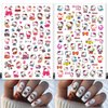 10 Sheets Cartoon Nail Stickers Cute Cat Nail Art Stickers 3D Self-Adhesive Nail Design Cute Cat Bear Nail Decals for Women Girls Kids DIY Manicure Tips Cute Cartoon Cat Bear Nail Charms Decoration