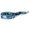 Dutch Dog Amsterdam Fashion Dog Leash, 5-Feet, Aqua Flora