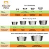 Neater Pet Brands Stainless Steel Dog and Cat Bowls (2 Pack) Neater Feeder Deluxe or Express Extra Replacement Bowl (Metal Food and Water Dish) (7 Cup)