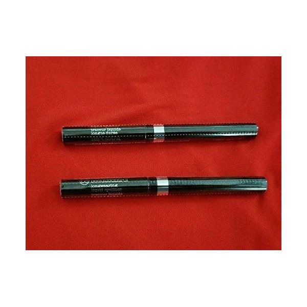 BeautiControl Longwearing Liquid Eyeliner (Lot of 2) 1-Black & 1-Brown