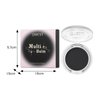 DLZZRS Black Cream Blush, Color Changing Blush For Cheeks And Lips Balm Tint Makeup Black Clear Crystal Blush Color Change pH Magic Waterproof Gel Natural Cheek Makeup Blendable Multi-Use Balm Makeup
