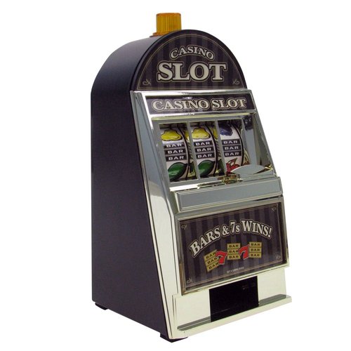 RecZone Casino Slot Machine Bank, Yellow
