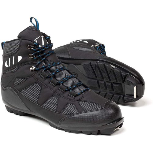 Whitewoods Unisex Adult 302 NNN Nordic Cross Country XC Touring Adventure Insulated Ski Boots, Black/Blue, 36