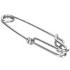 Pack of 6 Stainless Steel Long Line Snap Clips Easy On/Off Float Line Tuna Clips