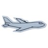 Novel Merk Airplane Small Gray Plane Refrigerator Magnets Set for Party Favors & Carnival Prizes Miniature Design (12 Pieces)