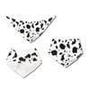 JN&LULU 3-Pack Newborn Baby Bibs Baby Bandana Drool Bibs for Drooling and Teething,Organic Cotton Bibs for Baby Gifts