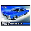 MPC: 1:25 Scale Model Kit - 1967 Pontiac GTO - Blue, 85+ Parts - Skill Level 2, Authentic Vehicle Building Kit, Replica Classic Car, Age 14+