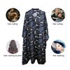 Barber Cape for men, Hair Cutting Cape with Adjustable Snap Closure, Salon Cape, Hairdressing Cape for Hairstylists (Gray Leopard)