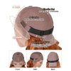 Domiso 26 Inch 13x4 HD Lace Front Wigs Human Hair Pre Plucked with Baby Hair Transparent Glueless Brazilian Blonde to Brown Body Wave Frontal Wigs for Women Natural Black Color