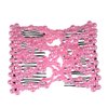 Ruihfas 6Pcs Multifunction Easy Comb Magic Comb Stretchy Beaded Hair Comb Elastic Double Combs in Mix Colors Hair Holder