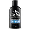 Rocky Mountain Barber Company Men's Daily Face Wash - With Jojoba Oil, Argan Oil, Chamomile Floral Water and Aloe Vera – Unscented - 8 oz