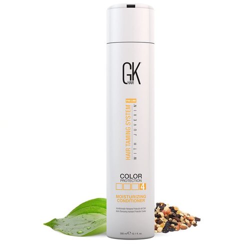 GK HAIR Moisturizing Conditioner For Dry & Frizzy Hair (Floral) Delivers Hydration & Nourishes Dry Brittle Hair Deeply With Natural Keratin & Seed Oils Extracts, Sulphate & Paraben Free, 300ml