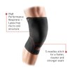 McDavid Knee Compression Sleeve, Lightweight Support with Neoprene, for Left & Right Knee, Fits Men & Women, Includes 1 Sleeve, Black, S