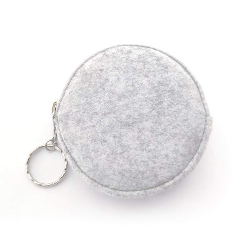 Portable Pill Box Storage Bag Used to Protect The Pill Case Prevent Breakage and Pill Scattering Caused by Falling (Light Grey Bag)