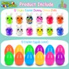 UPINLOOK 12Pcs Prefilled Easter Eggs with Mini Stress Balls Squeeze Toys Inside for Kids Easter Basket Stuffers, Filled Easter Egg for Easter Eggs Hunt Party Favors, Classroom Prize Supplies