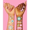 xo, Fetti Groovy Rainbow Birthday Party Temporary Tattoos - 52 Styles | Disco Party Supplies, Happy Pastel Birthday Decorations, 70s Baby Shower Favors, Cool Retro Peace Gift