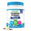 Orgain Organic Vegan Protein Powder + Oat Milk, Vanilla Bean - 20g Plant Based Protein, Gluten Free, No Dairy, Soy or Lactose Ingredients, Low Sugar, Non-GMO, Kosher, For Shakes & Smoothies - 1.05lb