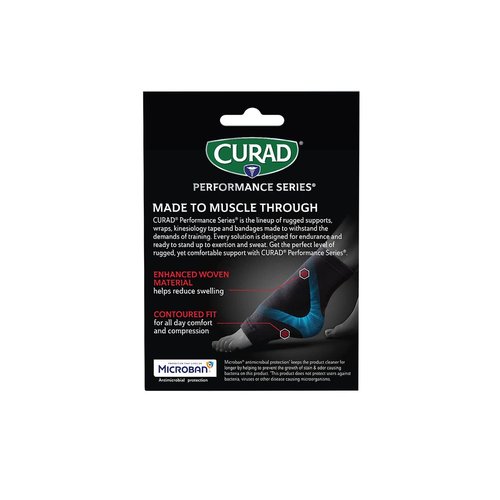 CURAD Performance Series IRONMAN Ankle Support, Elastic, Small/Medium