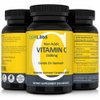 Non Acidic Vitamin C Dietary Supplement 1500mg with Calcium. Gentle on Stomach, Immune/Bone Support- 100 Caps by CGM Labs