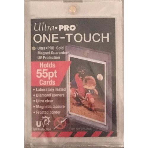 1 (One) 55pt Ultra Pro One-Touch Magnet Card Holder for Thicker Baseball and other Trading Cards