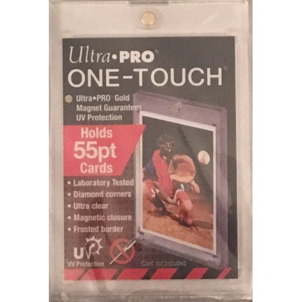 1 (One) 55pt Ultra Pro One-Touch Magnet Card Holder for Thicker Baseball and other Trading Cards